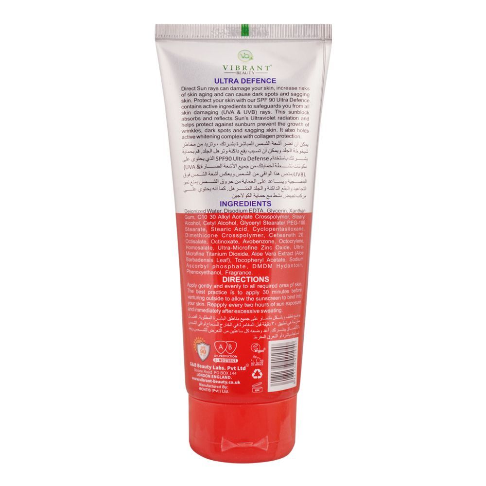 Vibrant Beauty Sunblock SPF90+ Ultra Defense (150ml)