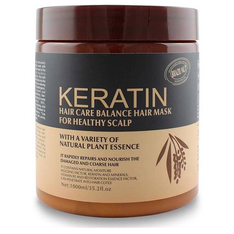 Keratin Hair Care Balance Hair Mask Brazil Nut 1000ml