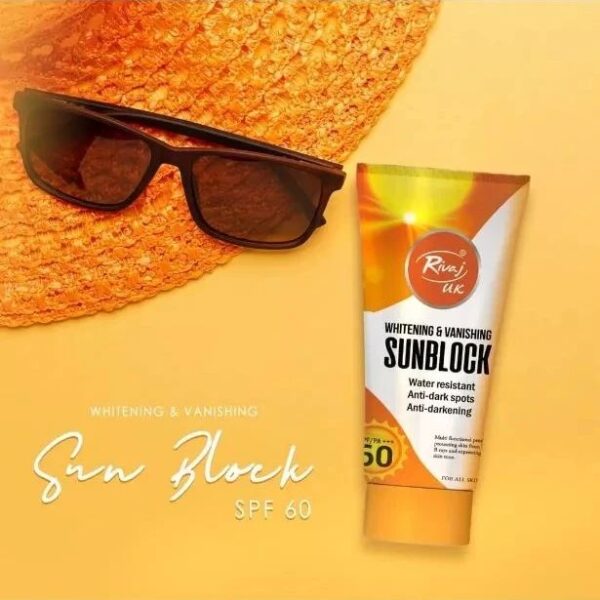 Rivaj Whitening & Vanishing SPF60 Sunblock 100ml – All Skin Type