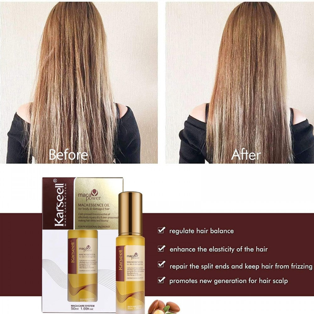 KARSEELL MACA ESSENCE OIL FOR BODY AND DAMAGED HAIR 50ml