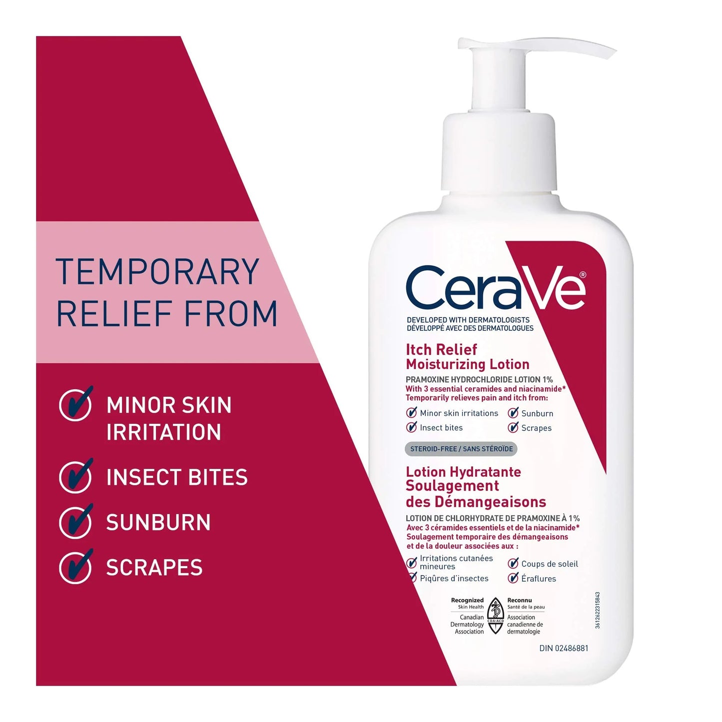 Cera ve Itch Relief Moisturizing Lotion 237ml