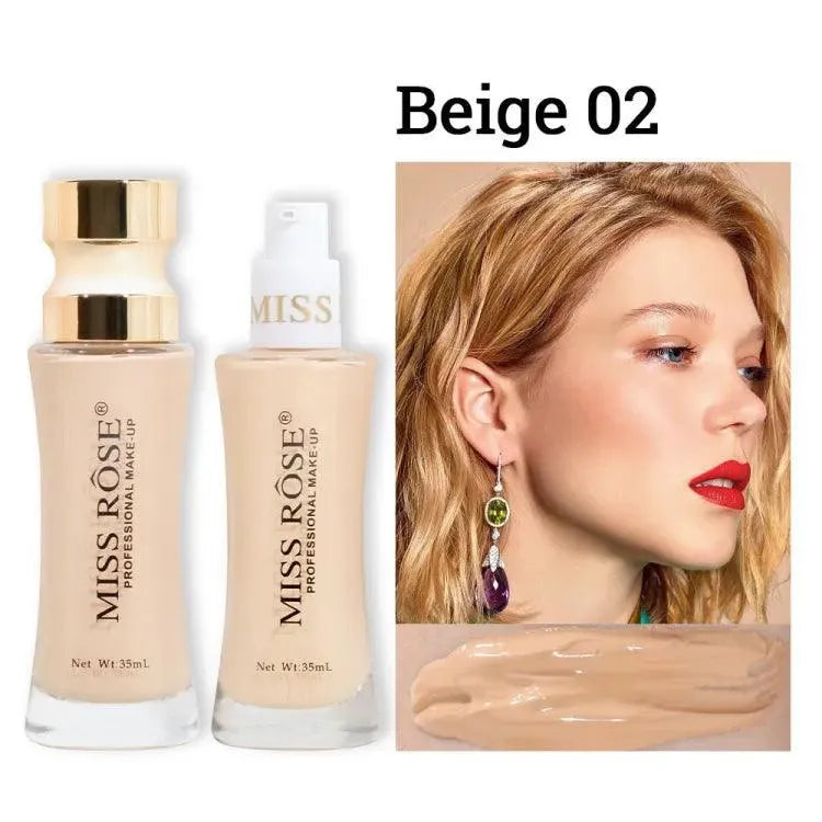 Miss Rose Unique Double Wear Liquid Foundation 35ml