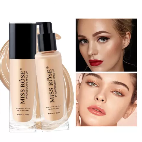 Miss Rose Strong Cover Oil Free Foundation 30ml