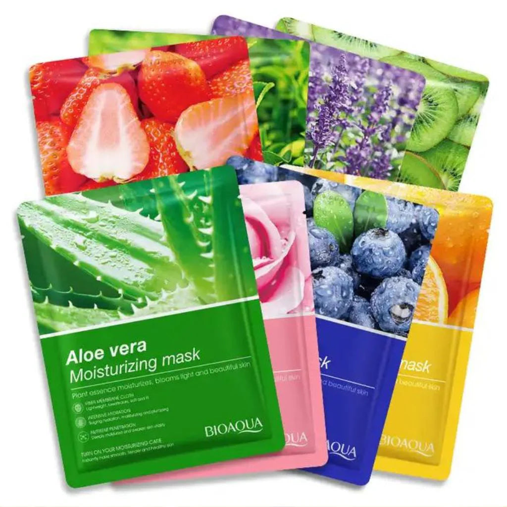 Bioaqua Moisturizing Anti-Wrinkle Crystal Facial Sheet Masks 30g