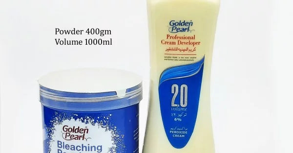 Golden Pearl Bleach Powder 400gm And Volume 1000ml