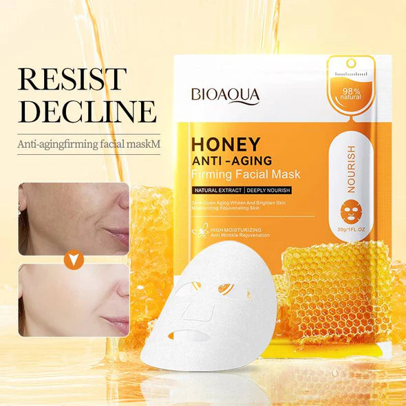 Bioaqua Honey Anti-Aging Firming Nourish Facial Sheet Mask