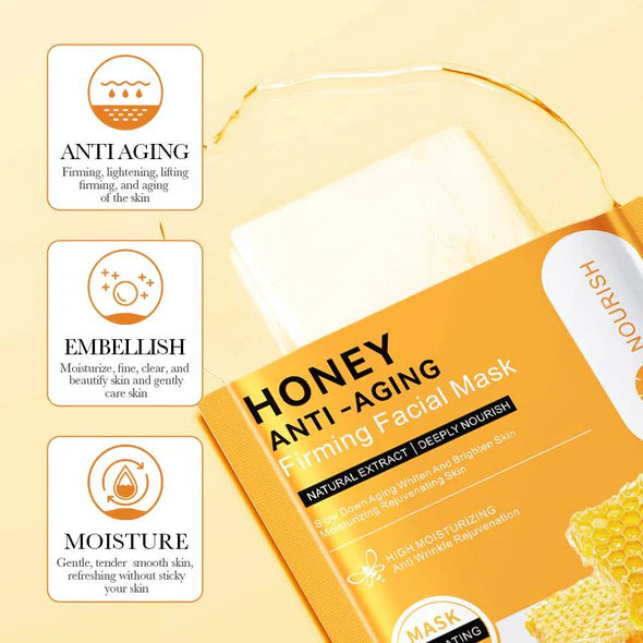 Bioaqua Honey Anti-Aging Firming Nourish Facial Sheet Mask