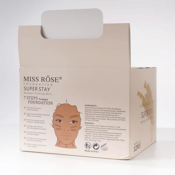 Miss Rose Super Stay Perfect Fitting Skin Foundation
