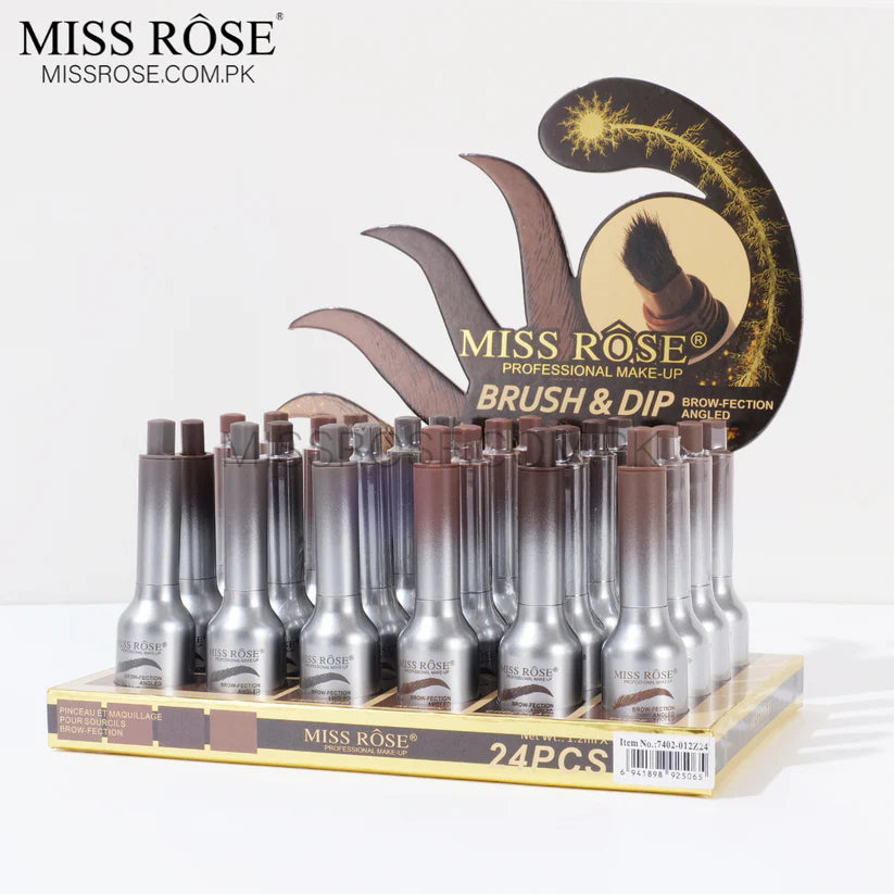 Miss Rose Brow Faction Angled Brush & Dip Eyebrow Gel