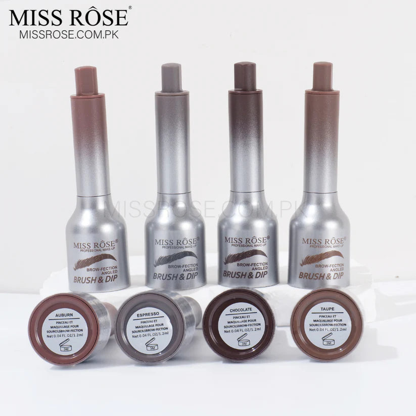 Miss Rose Brow Faction Angled Brush & Dip Eyebrow Gel