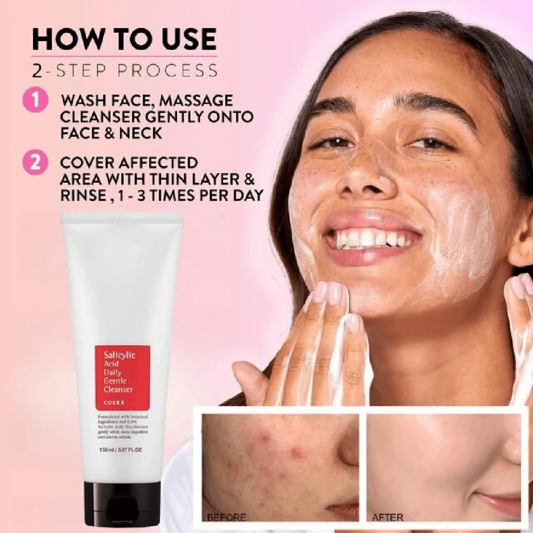 Cosrx Salicyclic Acid Daily Gentle Cleanser Limited stock 150 mL.