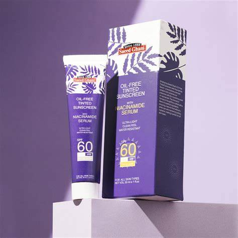 Saeed Ghani Oil-Free Tinted Sunscreen With Niacinamide Serum 30ml