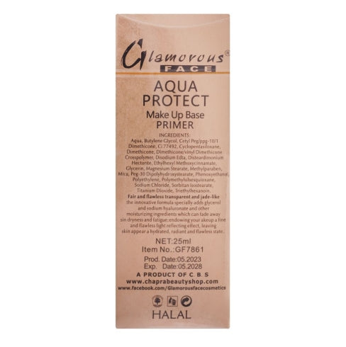 Glamorous Face True Colors Aqua Protect Makeup Base Primer, GF7861, 25ml