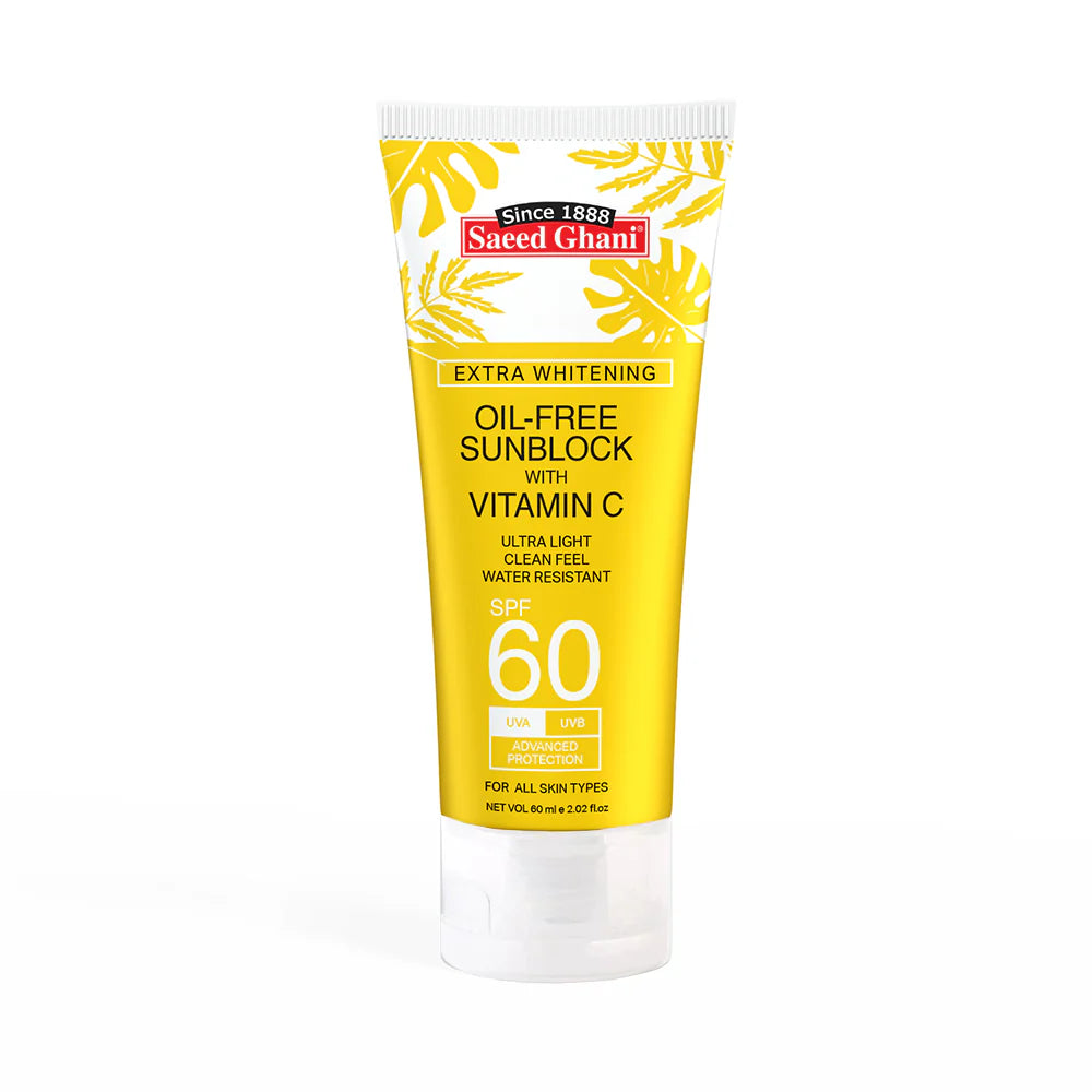 Saeed Ghani Sunblock SPF 60 with Vitamin C 60mle