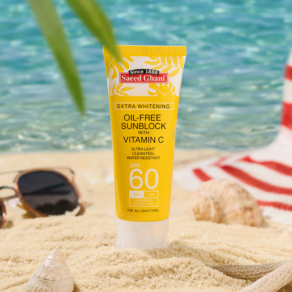 Saeed Ghani Sunblock SPF 60 with Vitamin C 60mle
