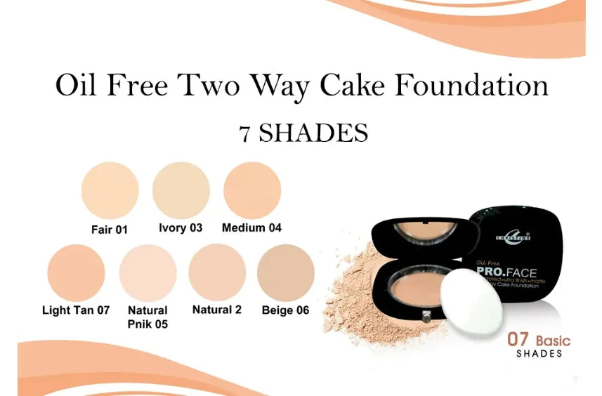 Christine Oil Free Pro Face Two Way Cake Foundation