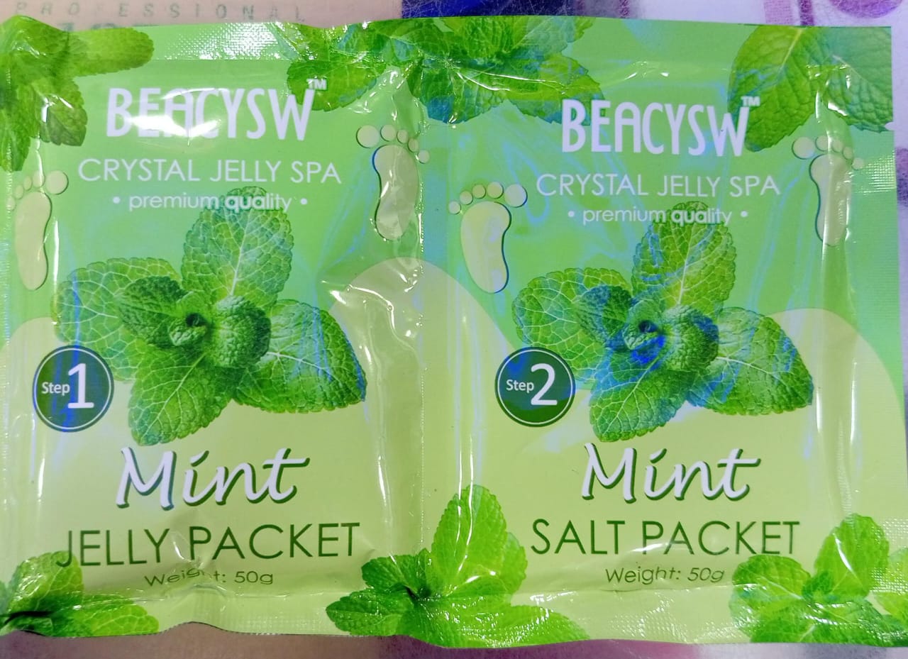 Jelly Pedicure Foot Soak Packets