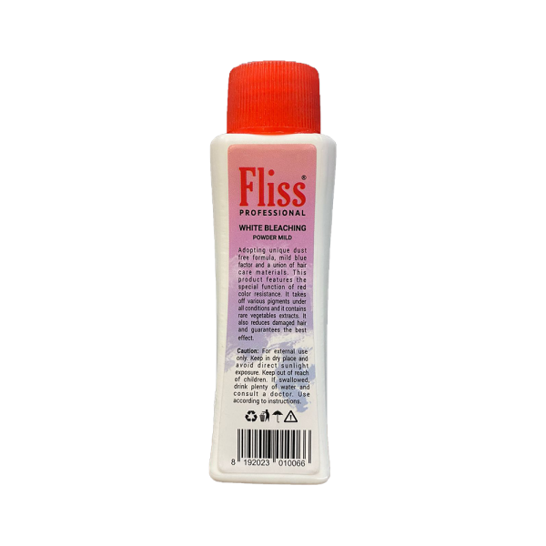 Fliss Keratin Bleach Set (Powder White (Mild) 500gms, Dust free powder 50gm)
