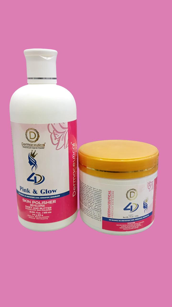 Dermaceutical Pink Skin Polish (Powder 200g, Developer 500ml)