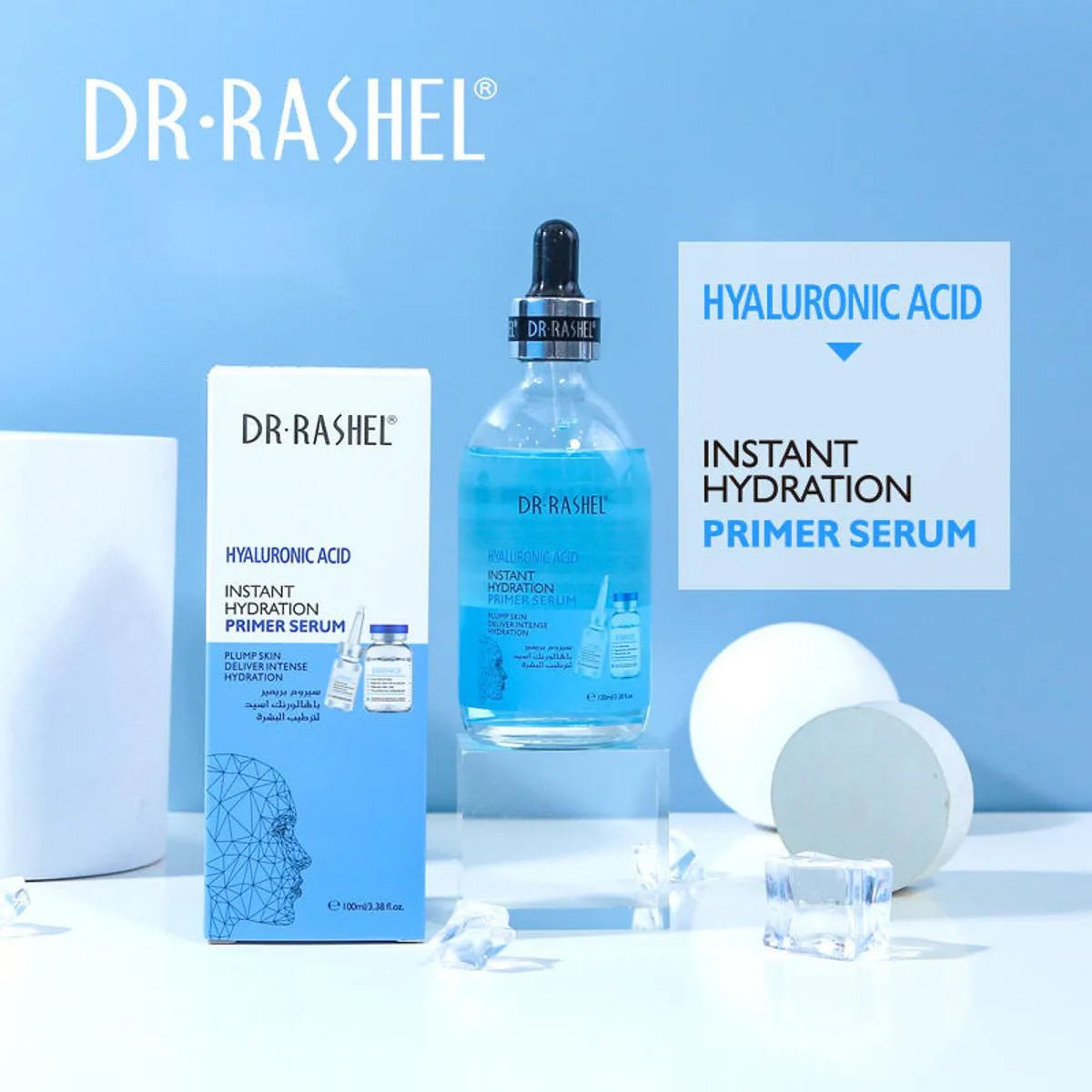 Dr. Rashel Hyaluronic Acid Instant Hydration Primer Serum, 100ml