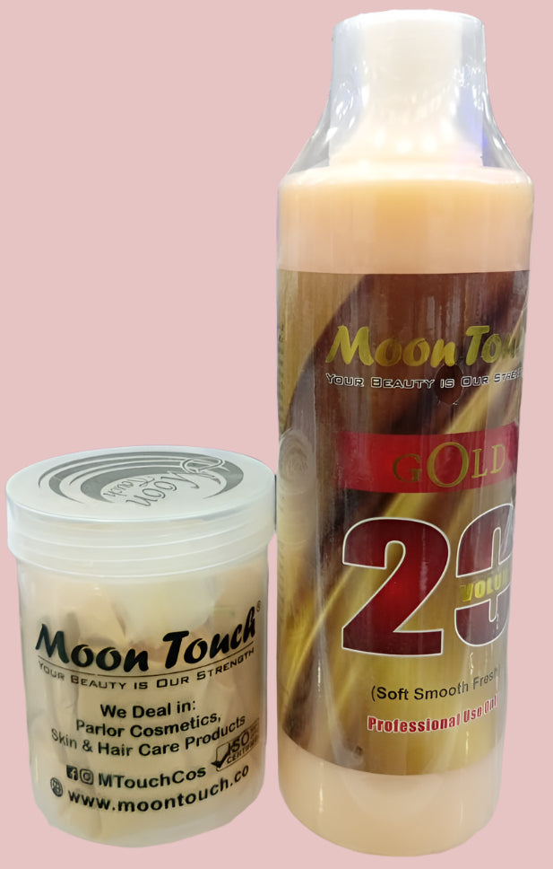 Gold Skin Polish Large (Volume 1litre + Blondor 500g) by Moon Touch