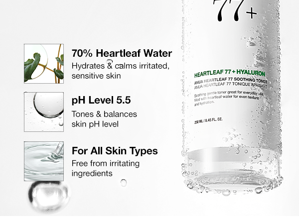 Anua Heartleaf 77% Soothing Toner 250Ml Big size