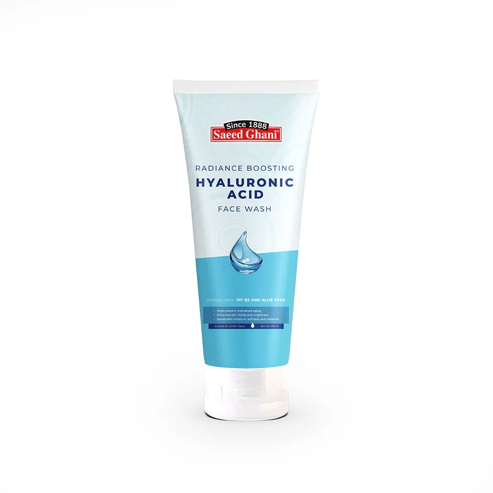 Saeed ghani Hyaluronic Acid Radiance Boosting Face Wash 100ml