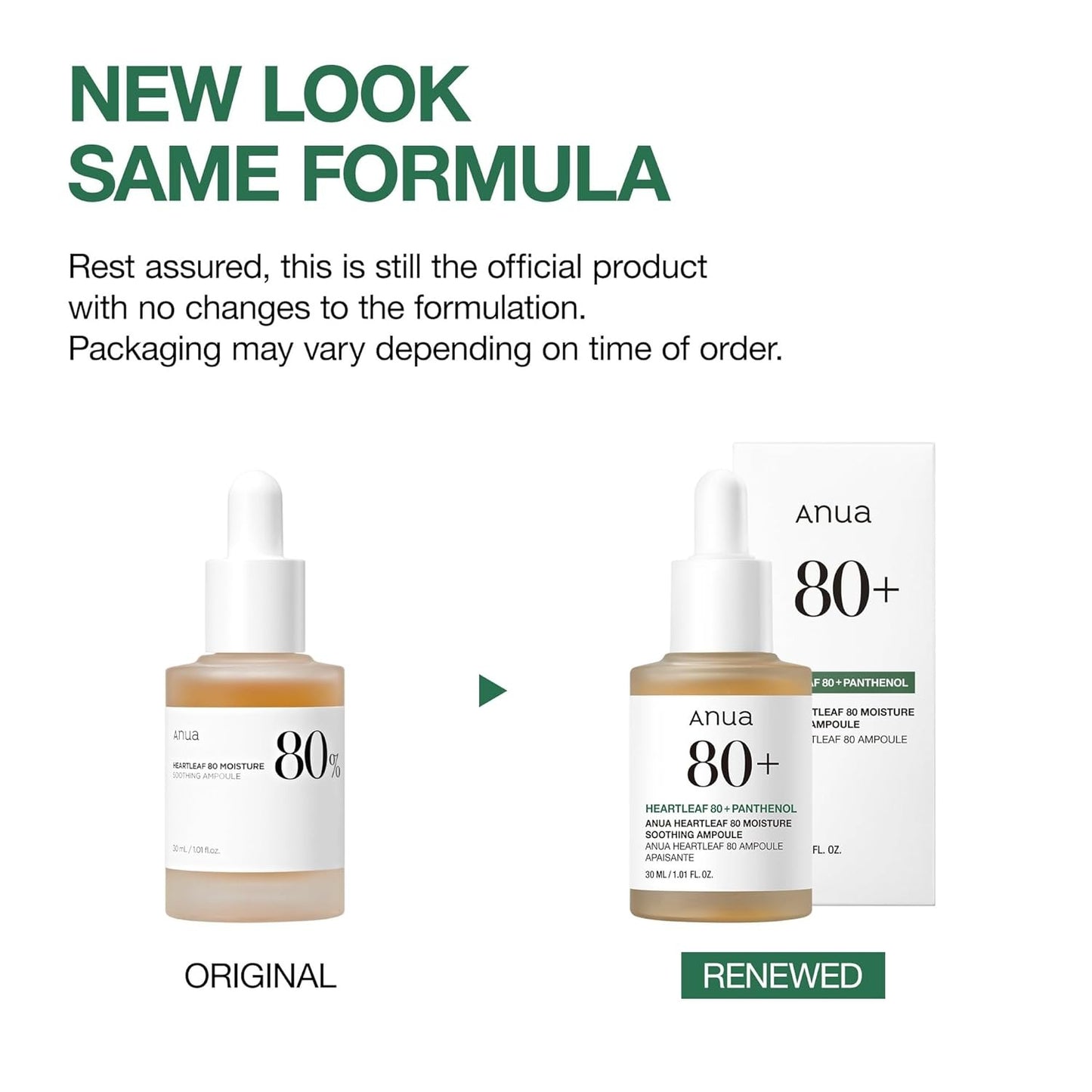 Anua Heartleaf 80% Moisture Soothing Ampoule/30ml