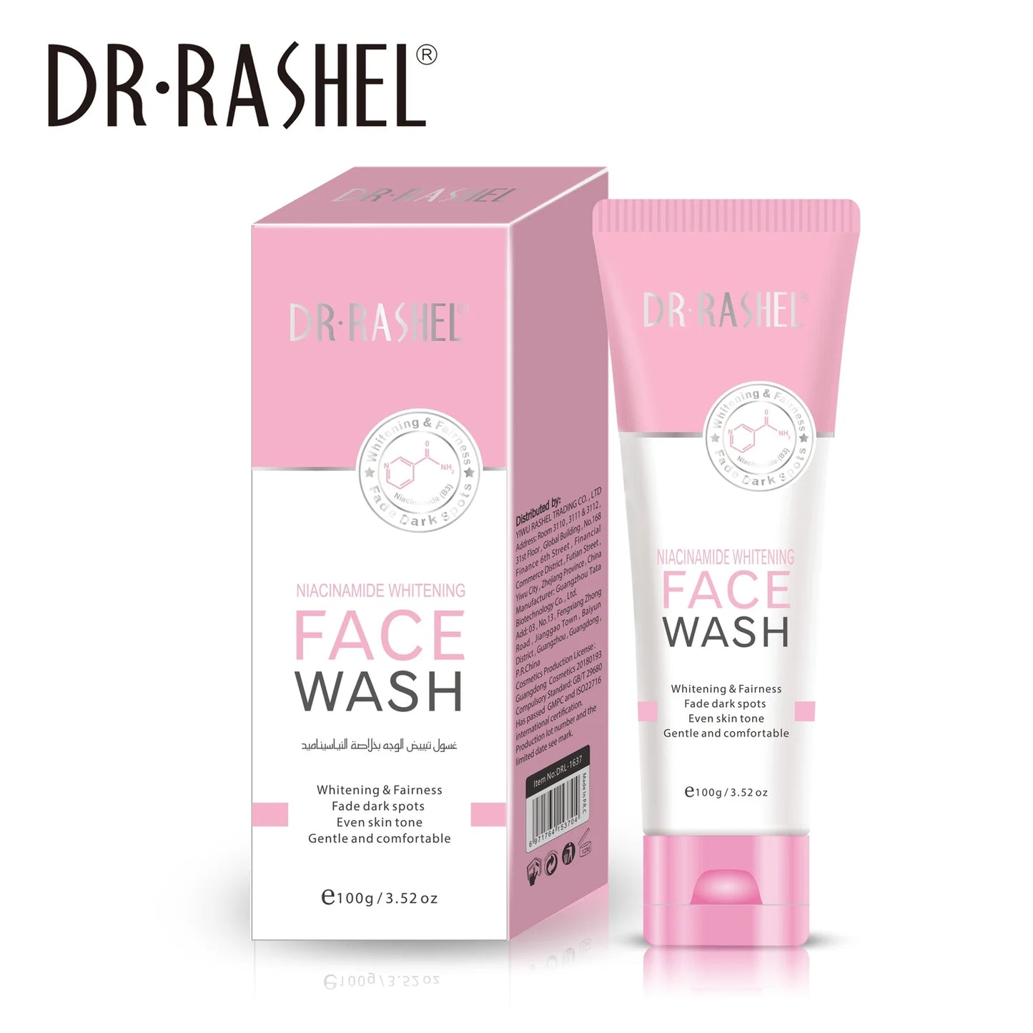 Dr Rashel- Niacinamide Whitening Face Wash, 100g