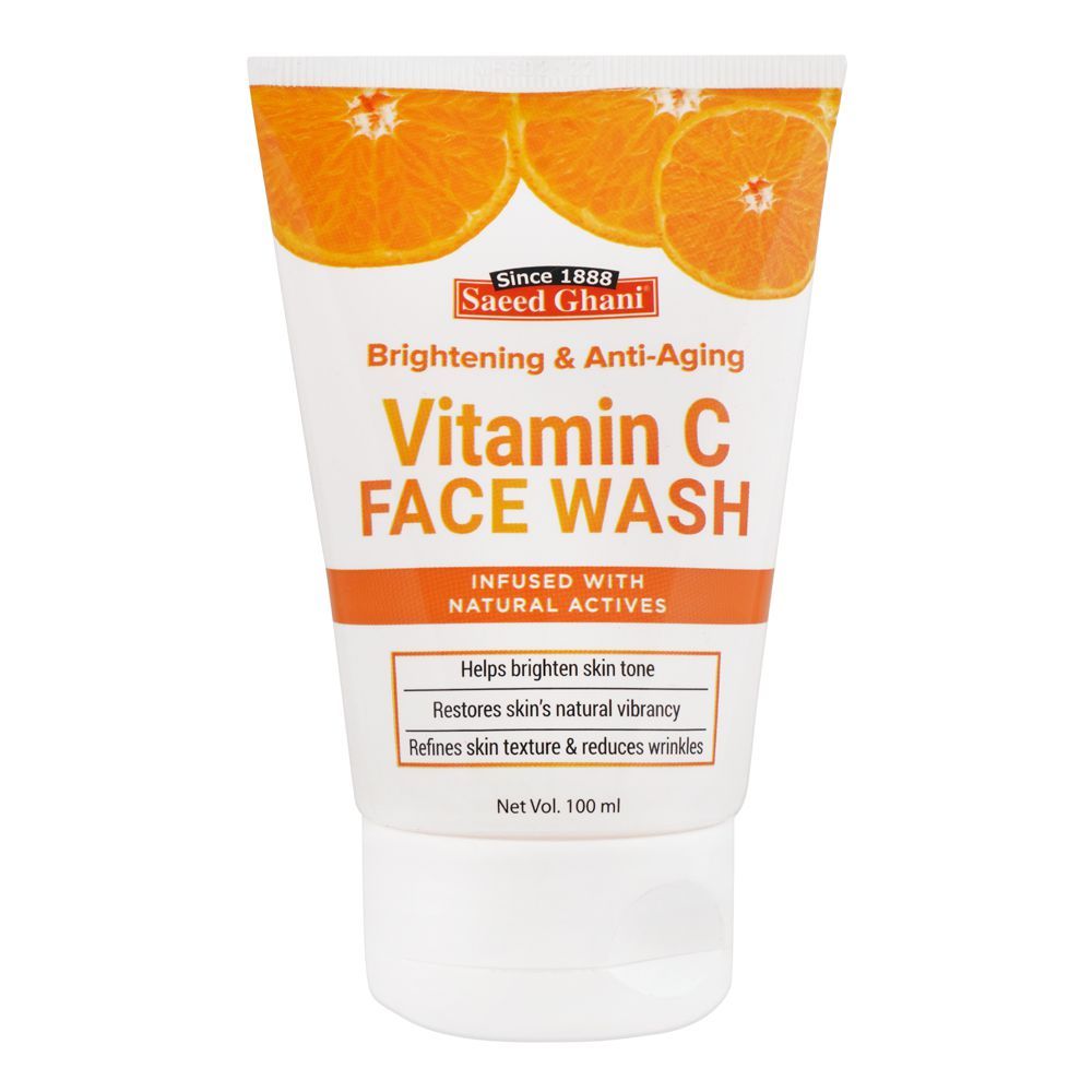 Saeed Ghani Vitamin C Brightening & Anti-Aging Face Wash 100ml
