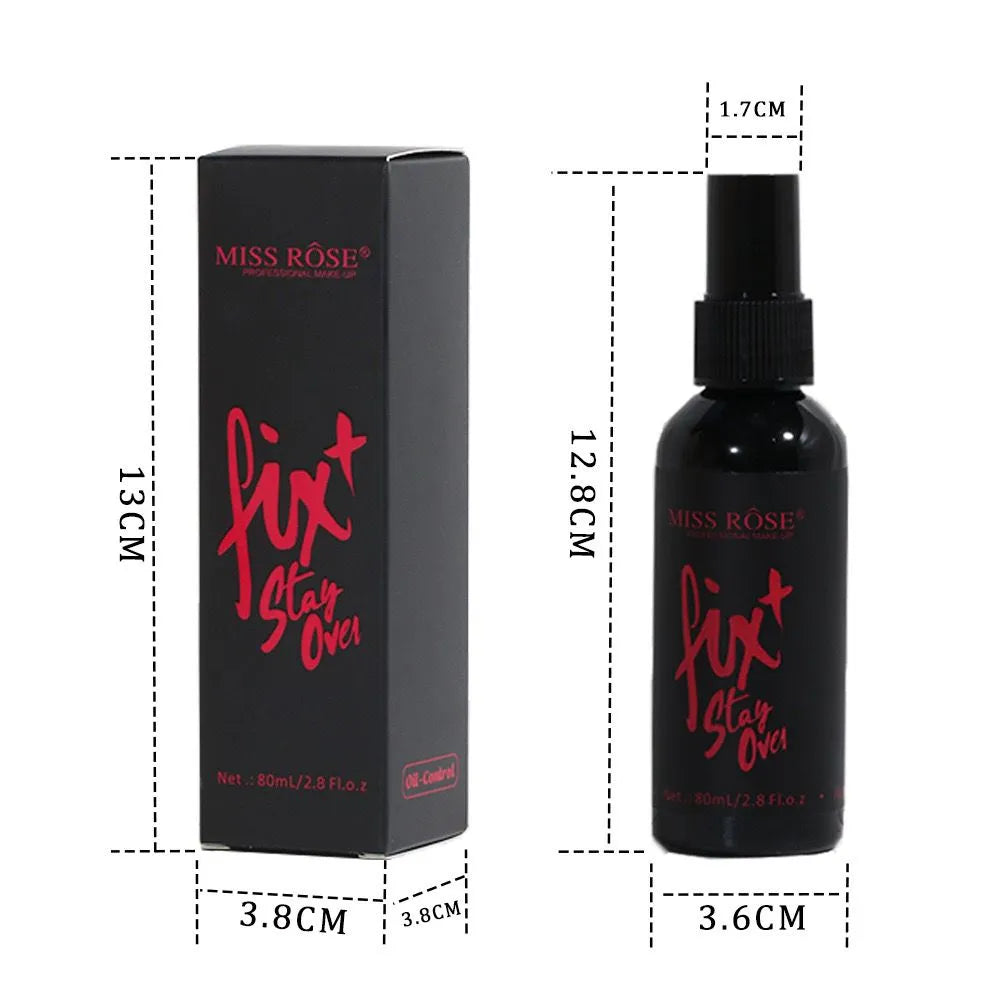 MISS ROSE Makeup Fixer Fast Forming Waterproof & Moisturizing Spray 80ML