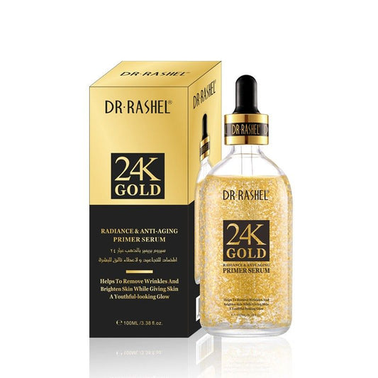 DR.Rashel 24K Gold Radiance & Anti Aging Primer Serum - 100ml