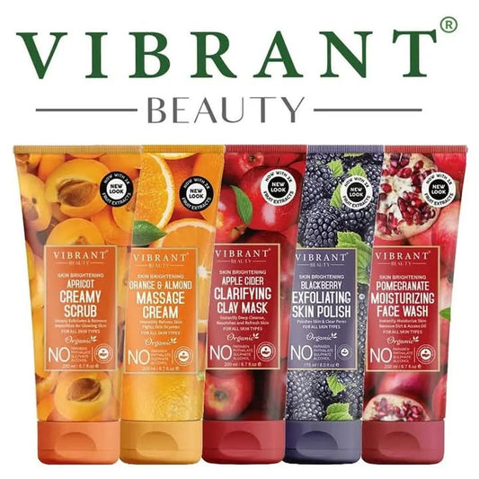 Vibrant Beauty Radiant Glow Facial Kit 200ml Each (Pack of 5)