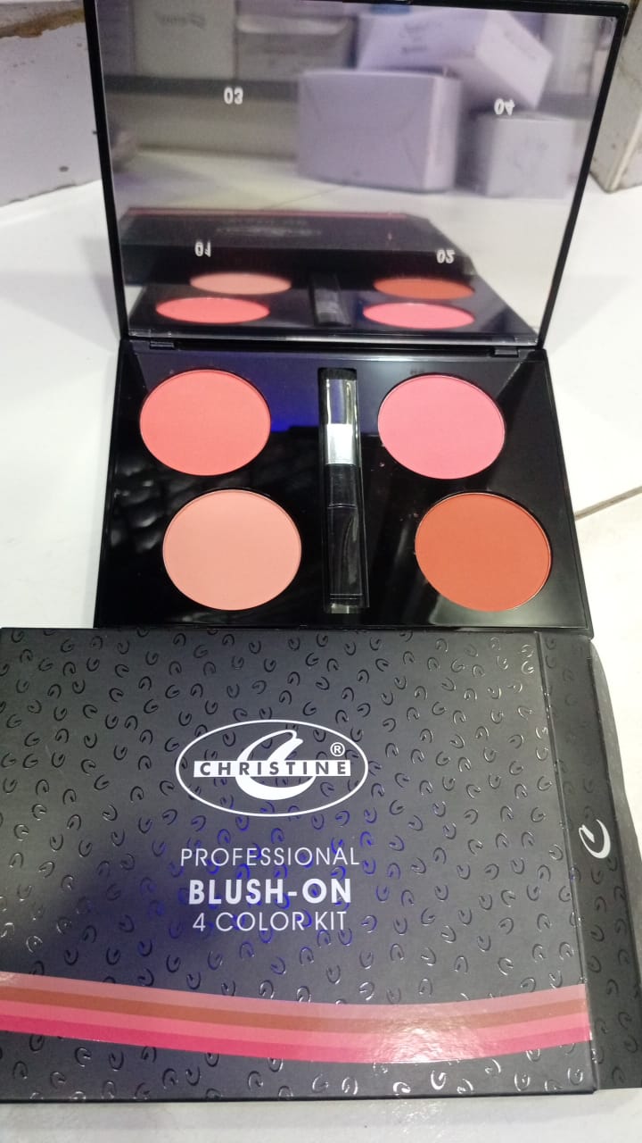 Christine Professional Blush-On 4 Color