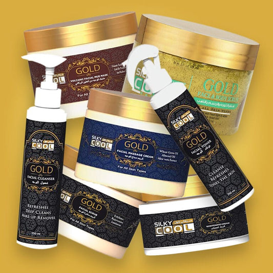 Silky Cool Gold Facial Kit