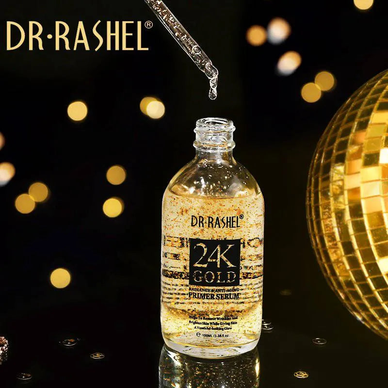 DR.Rashel 24K Gold Radiance & Anti Aging Primer Serum - 100ml