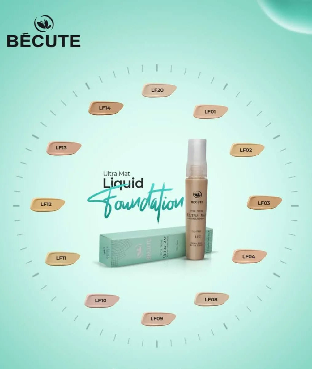 Becute Cosmetics Ultra Matt Liquid Foundation