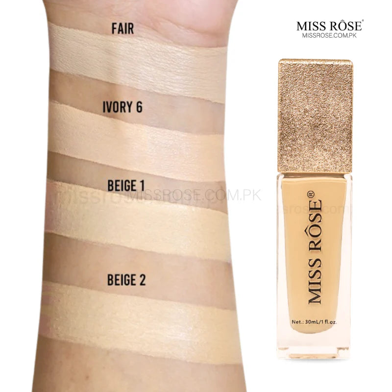 Missrose Luxurious Gilded Cuboid Silky Foundation