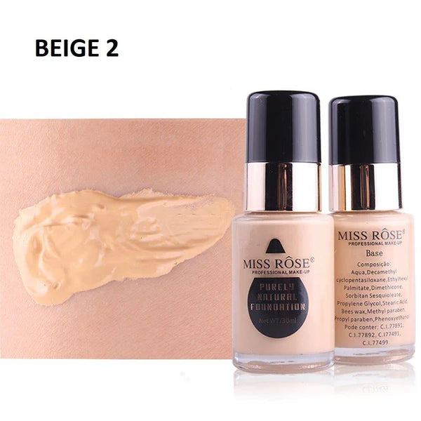 MISS ROSE Purely Natural Foundation 30ml