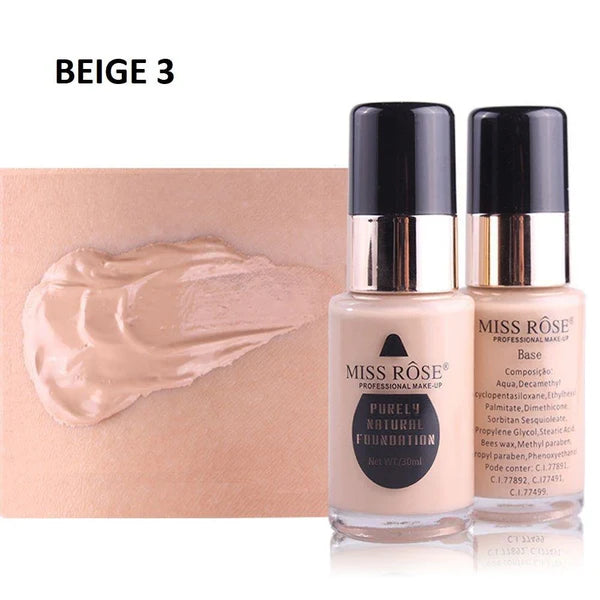 MISS ROSE Purely Natural Foundation 30ml