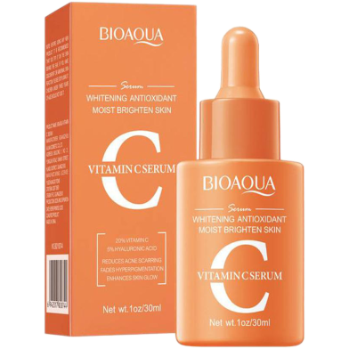 BIOAQUA Vitamin C Serum for Whitening Moisturizing Anti-Aging Skin Care 30ml