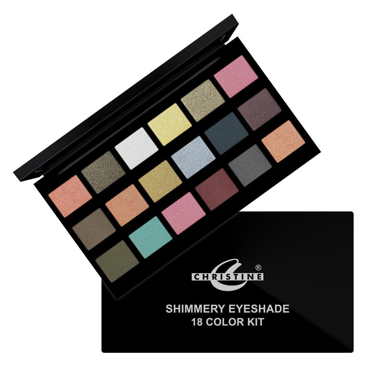 Christine Shimmery Eyeshade 18 Color Kit