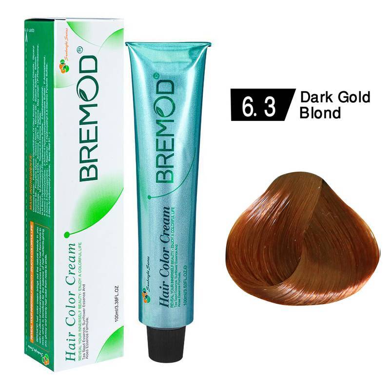 Bremod Dark Gold Blond 6.3 Hair Color 100ml