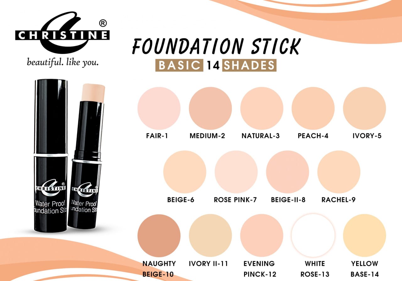 Christine Waterproof Foundation Stick