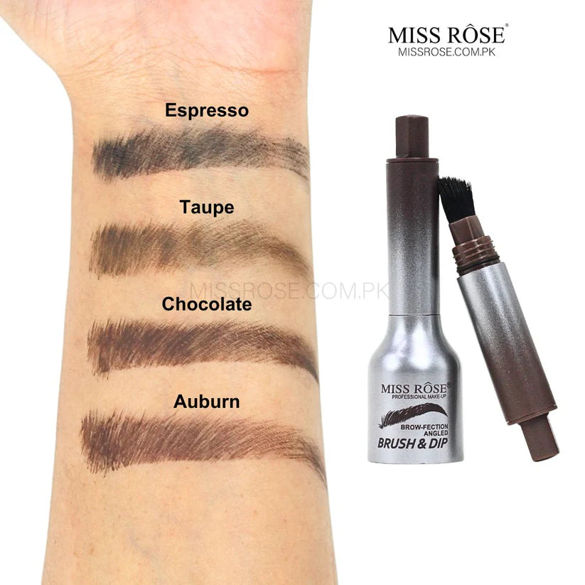 Miss Rose Brow Faction Angled Brush & Dip Eyebrow Gel