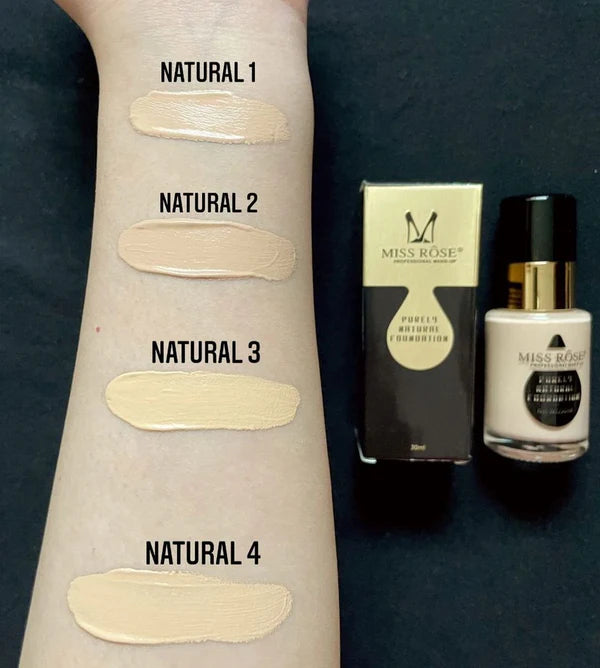 MISS ROSE Purely Natural Foundation 30ml