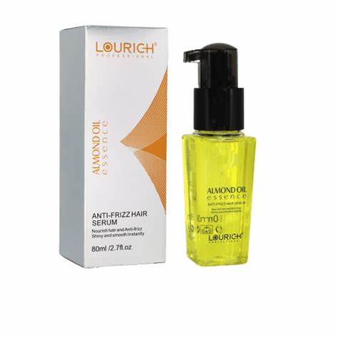 Lourich Anti-Frizz Hair Serum Almond Oil Essence 80ml