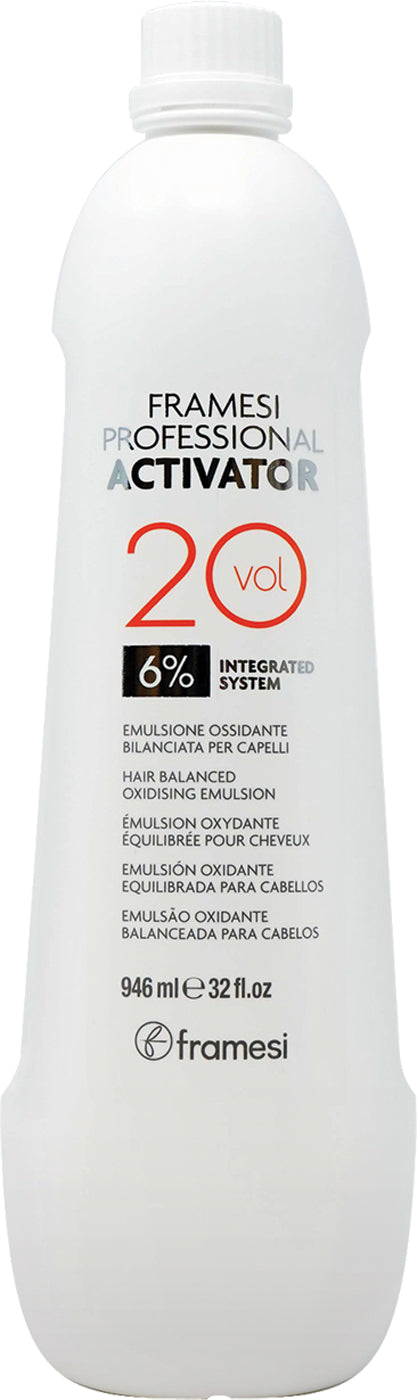 Framesi - Decolor B Diamond - 500 g, Professional Activator 20 Volume 946ml