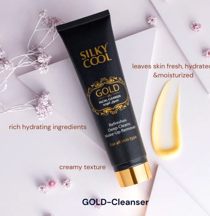 Silky Cool Gold Facial Kit /100ml