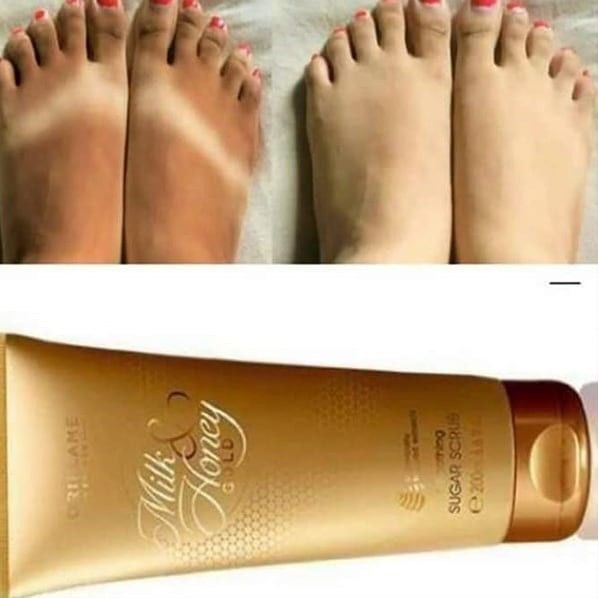 Oriflame Milk and Honey Gold Smoothing Sugar Scrub (200 ML) - Original